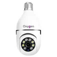 Oxygen V380 Pro Single Lens E27 Ip Bulb Wi-Fi Camera